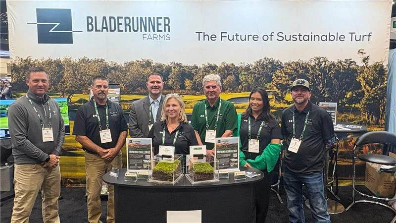 HCP and Bladerunner Farms staff at a trade show booth
