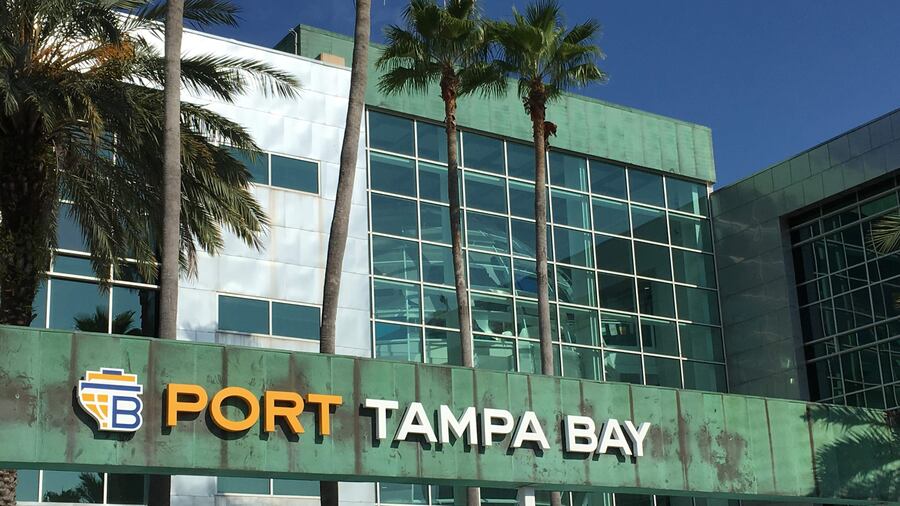 Port Tampa Bay building exterior with signage