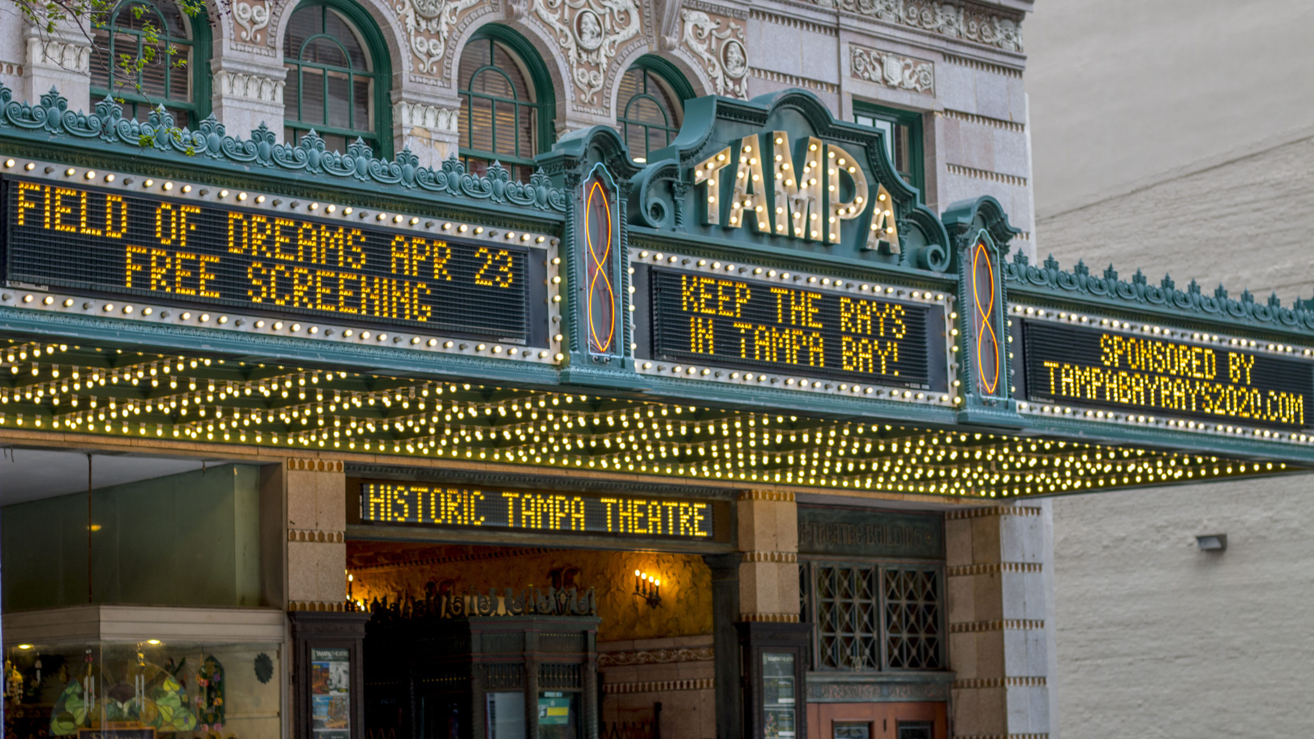 Tampa Theatre Facade