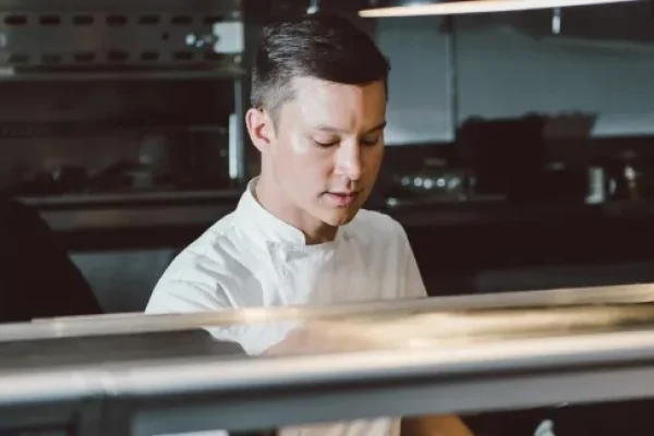 Jeffrey Jew cooking in the Stillwaters Tavern Kitchen in St Petersburgs Beach Drive