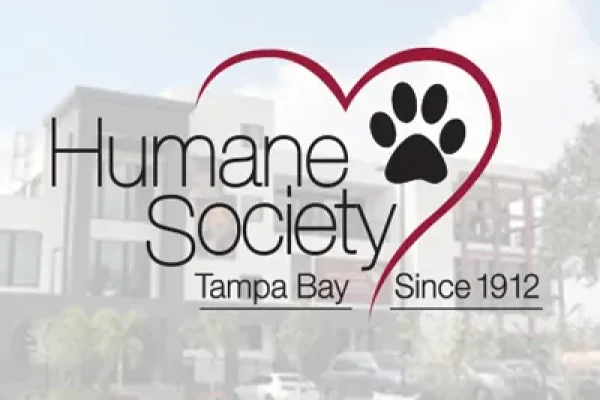 Humane Society of Tampa Bay logo over their building
